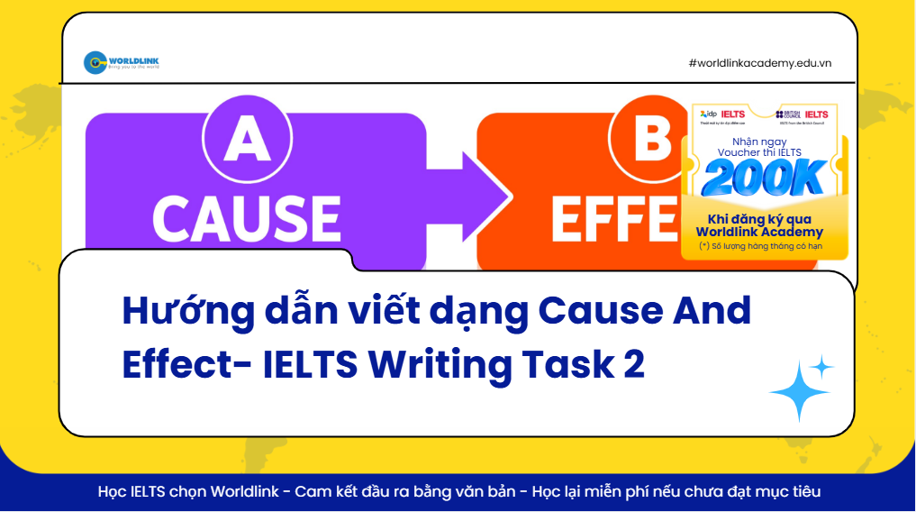 Cause and Effect essay: Cấu trúc, Từ vựng và Bài mẫu
